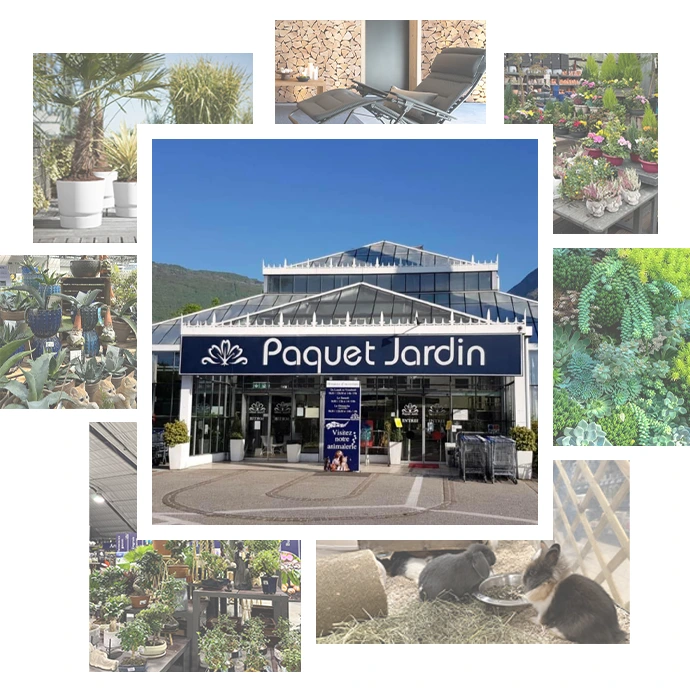 Jardinerie Paquet Jardin — Intérieur du magasin