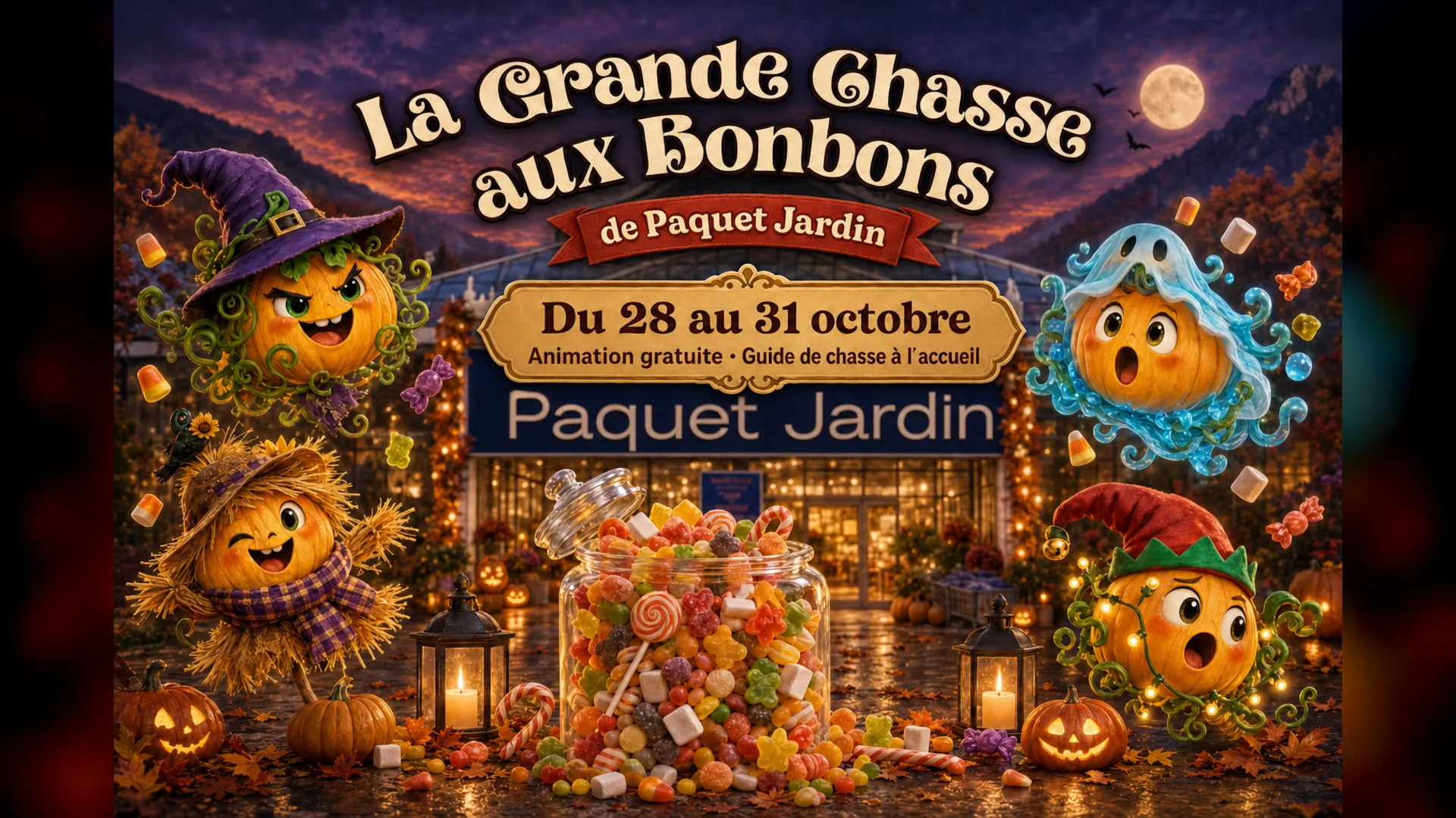 La Grande Chasse aux Bonbons de Paquet Jardin !